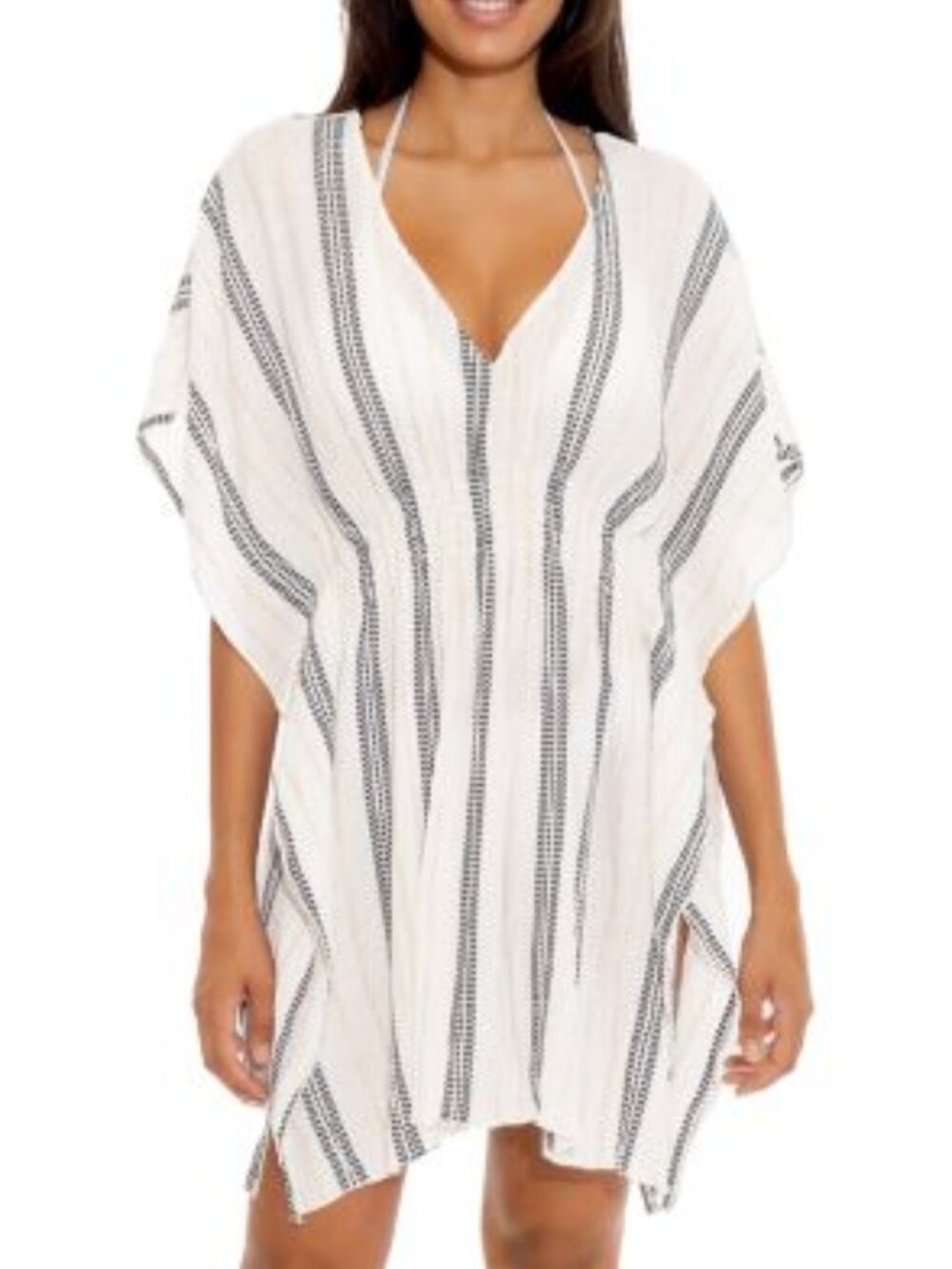 Becca Rebecca Virtue Radiance Woven Tunic Cover-Up XS